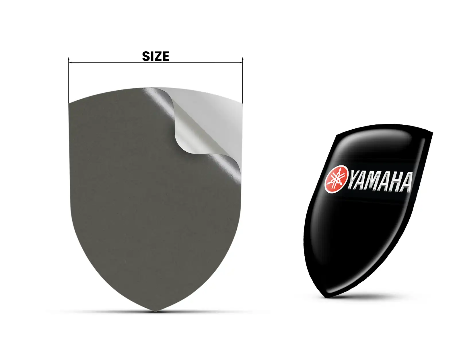 Yamaha Emblema En Relieve Acabado Exclusivo Insignias Gama Alta